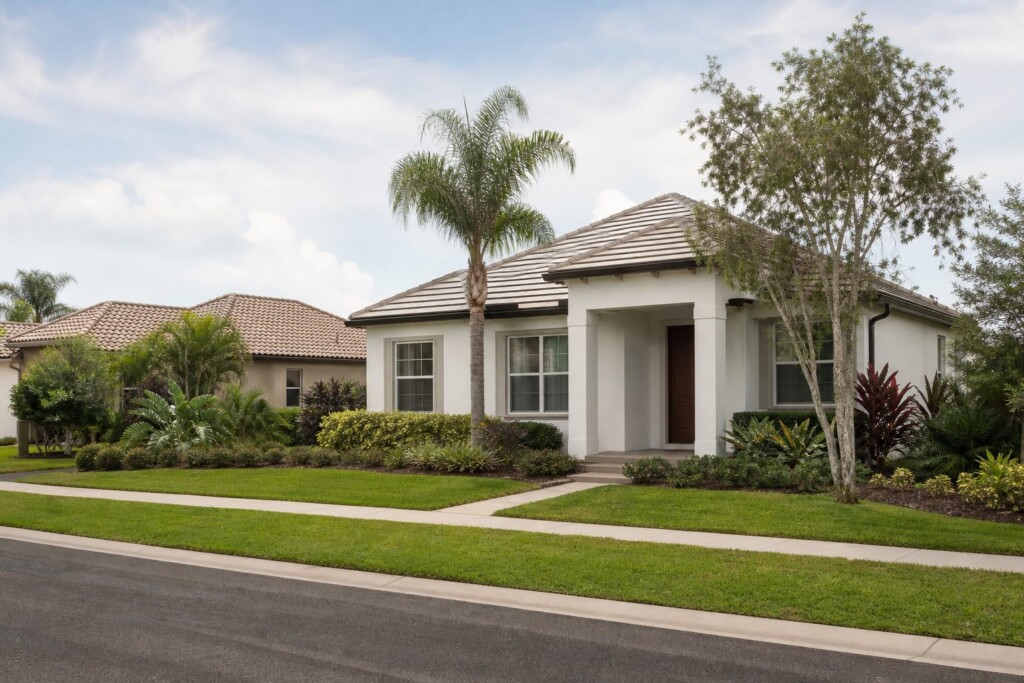 Osprey neighborhood with well-kept homes and quiet residential streets, an established residential neighborhood